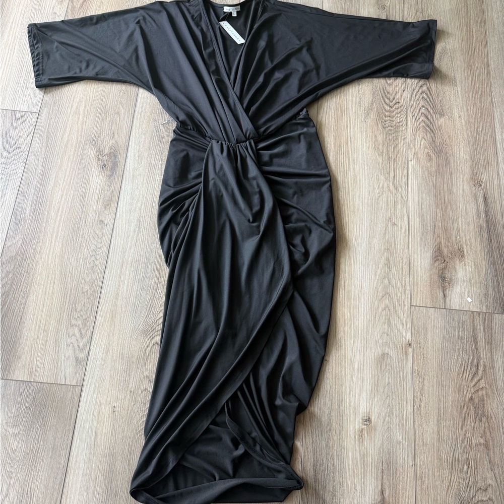 Baltic Born Black Midi Dress